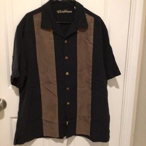 Black and brown summer men’s shirt